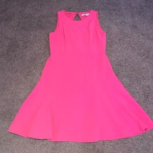 Pink Loft dress w/ cut out, size 6